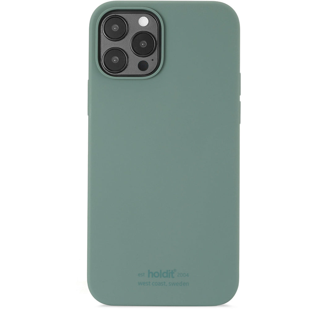 Holdit Silicone Cover iPhone 12/12 Pro - Grøn image