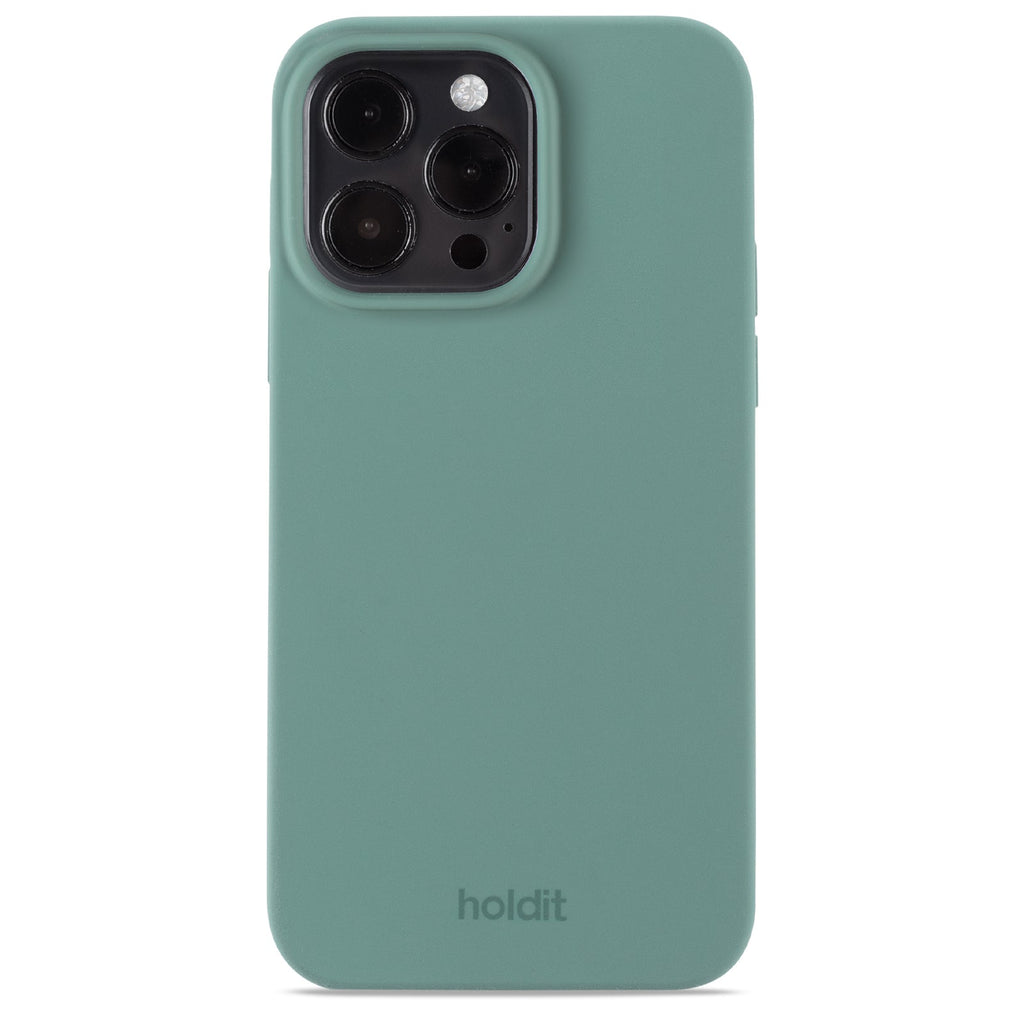 Holdit Silicone Cover iPhone 14 Pro Max - Grøn image