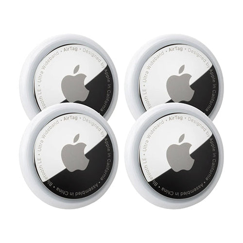 Apple AirTag Anti-tab Bluetooth-tag Sort Sølv Hvid image 0