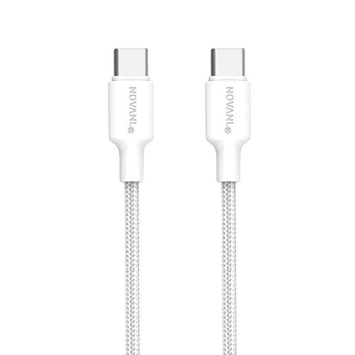 USB C to USB C Cable 60W (1M) Hvid image 0