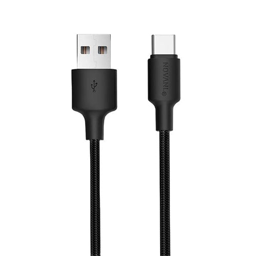 SpeedCharge USB A to USB-C Cable 12W (0.5M) Sort image 0