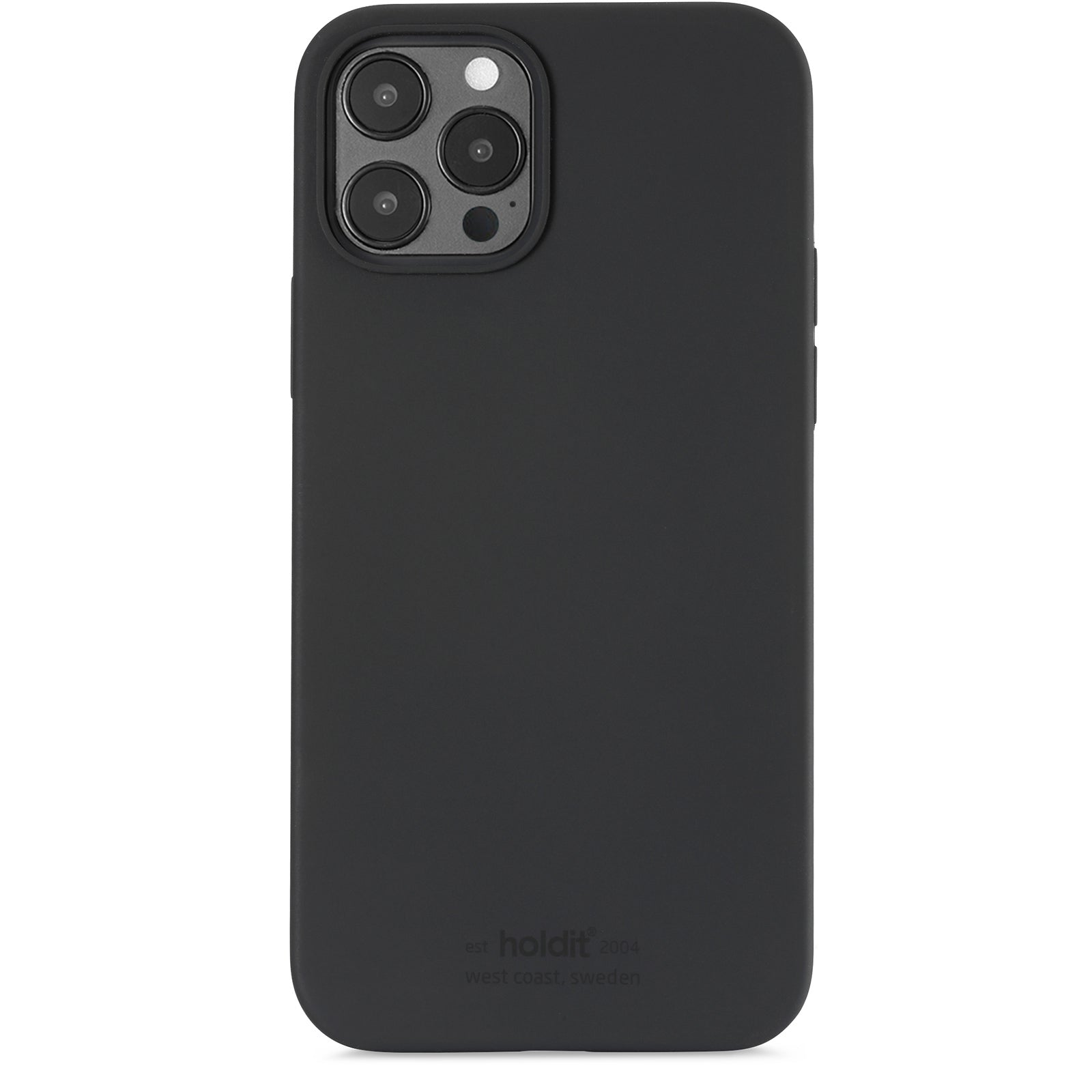 Holdit Silicone Cover iPhone 12/12 Pro - Sort image