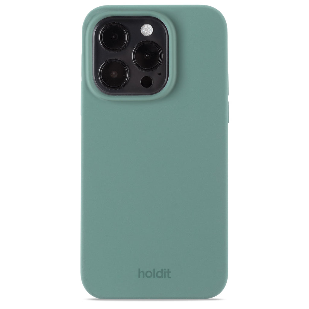 Holdit Silicone Cover iPhone 14 Pro - Grøn image