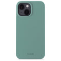 Holdit Silicone Cover iPhone 15 - Grøn image