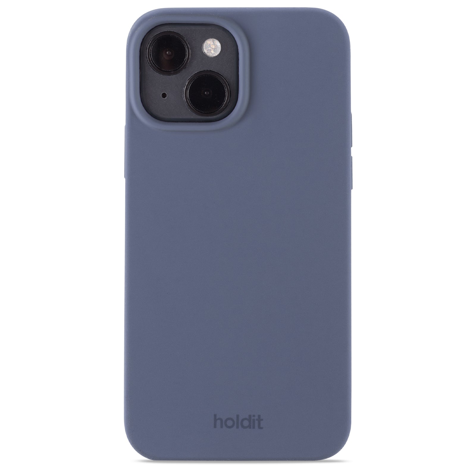 Holdit Silicone Cover iPhone 15 - Blå image