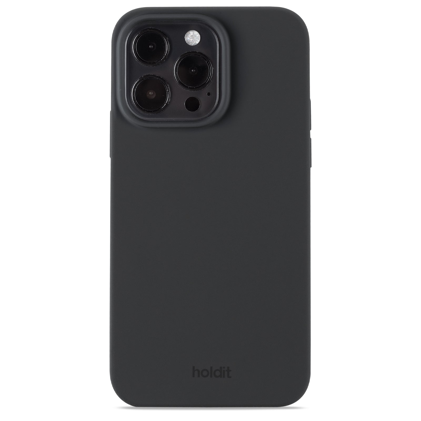 Holdit Silicone Cover iPhone 14 Pro Max - Sort image